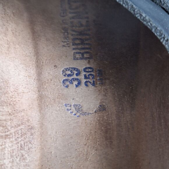 Birkenstock Arizona Oiled Leather Sandal Black Women EU 39 US 8 Narrow - Picture 8 of 12